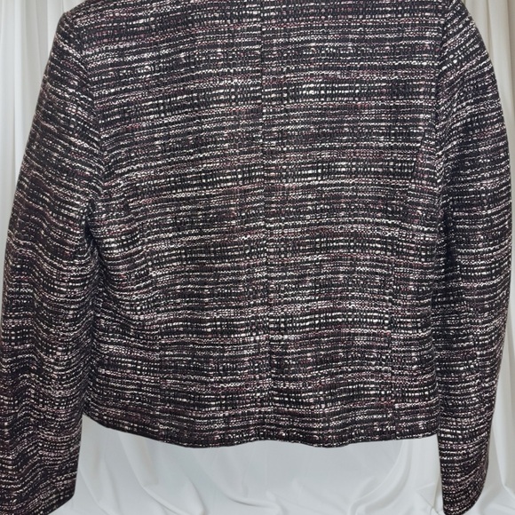 Banana Republic Black and White Textured Blazer NEW NEVER WORN - Picture 6 of 11